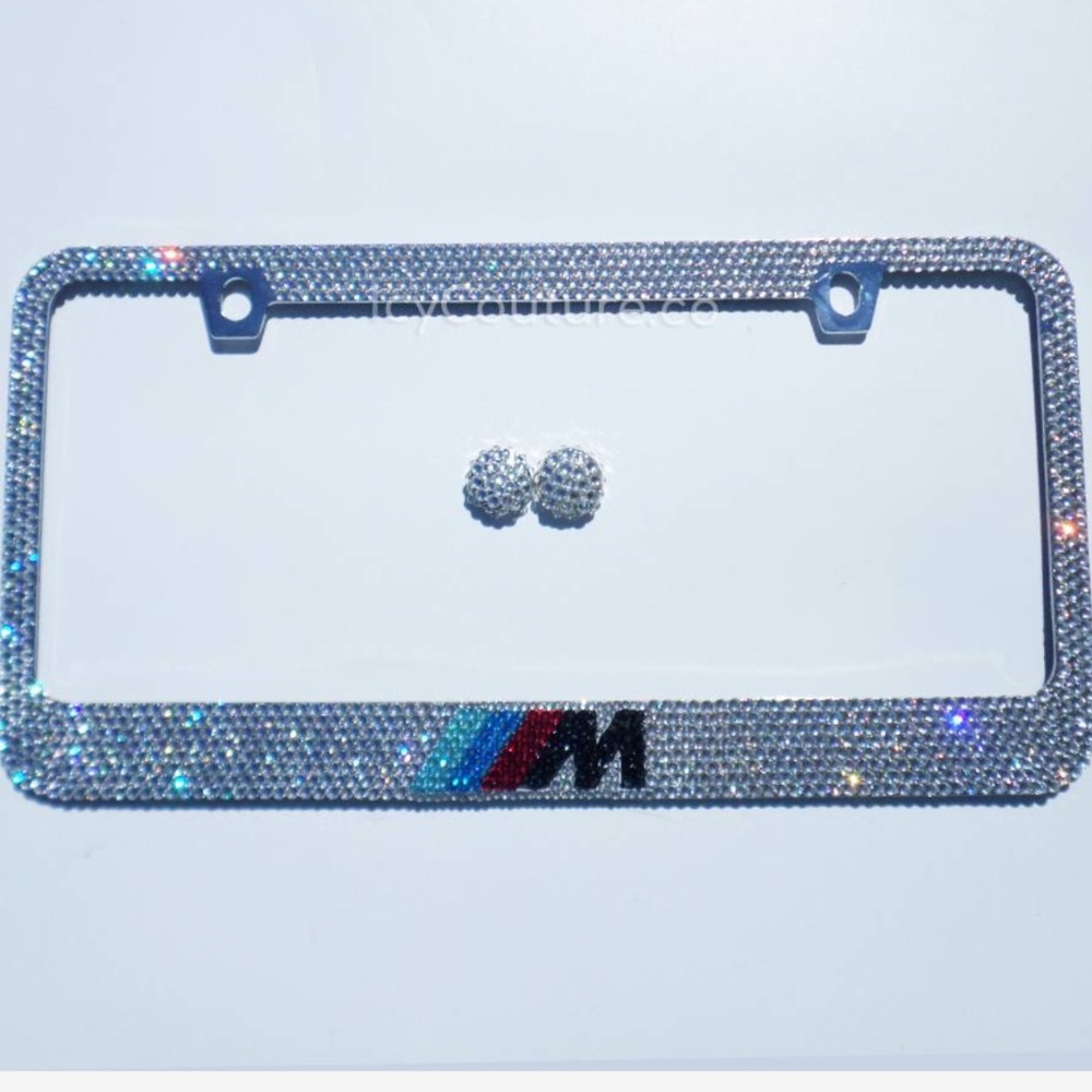 Swarovski License Plate Frame